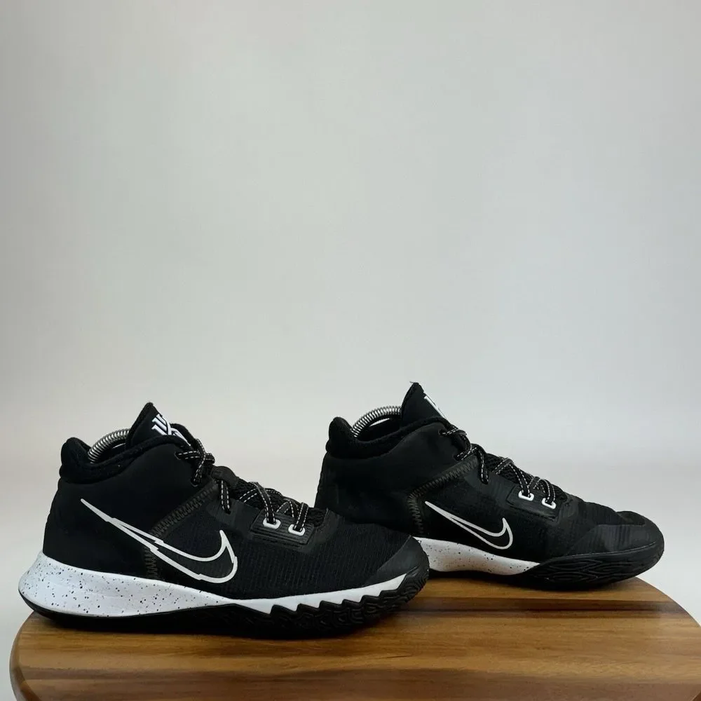 Big Kids Nike Kyrie Flytrap 4 Black Athletic Mid Basketball Sneakers Size 6.5 Y
